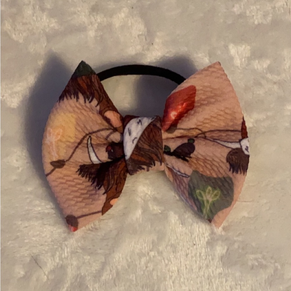 Nylon headband bows